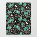 Cowboys and Cacti - black and dark turquoise  Notebook Gallery Image 4