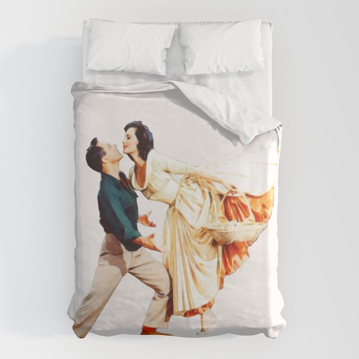 Gene Kelly and Cyd Charisse - Brigadoon Duvet Cover Gallery Image 6