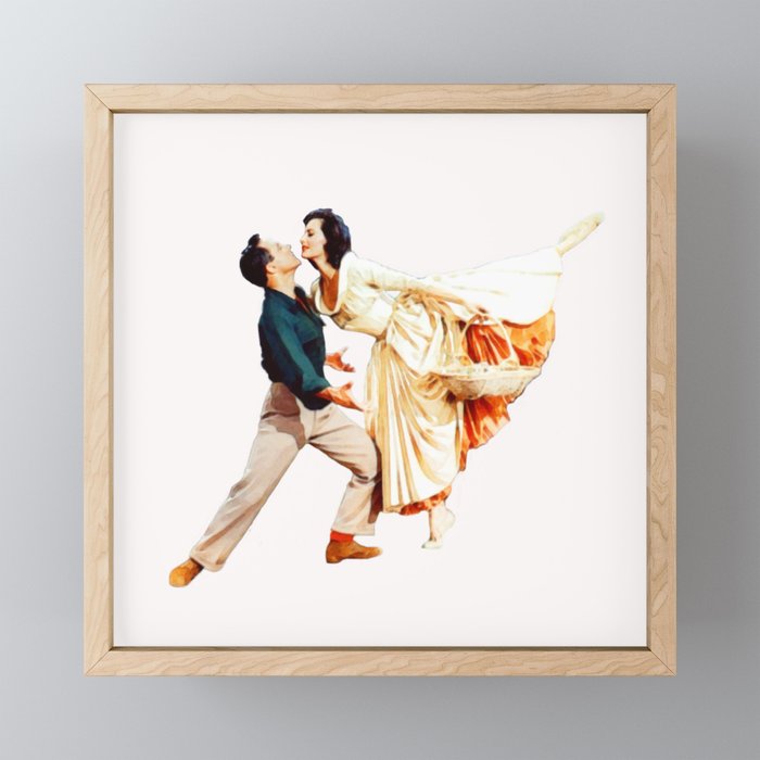 Gene Kelly and Cyd Charisse - Brigadoon Mini Art Print Gallery Image 1