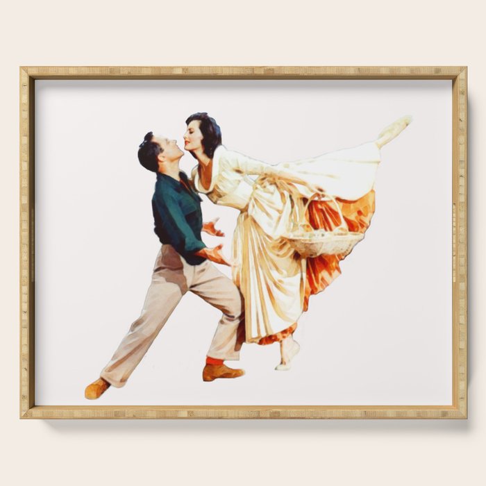 Gene Kelly and Cyd Charisse - Brigadoon Serving Tray Gallery Image 1
