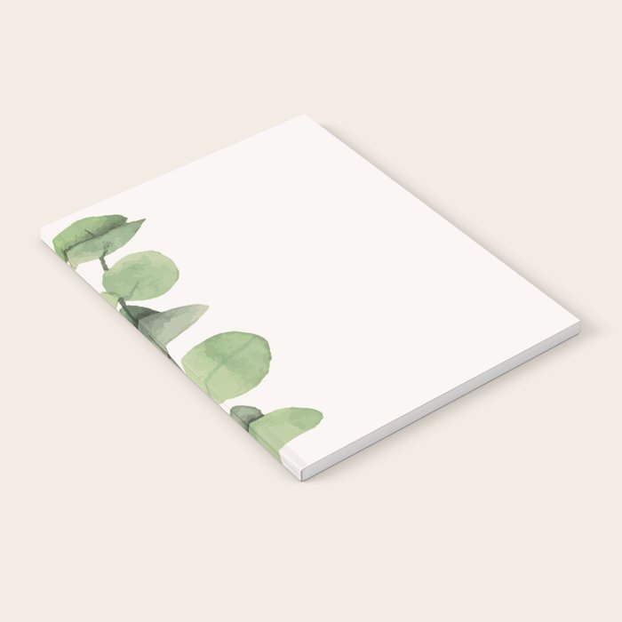Watercolor Eucalyptus Branch Notebook Gallery Image 2