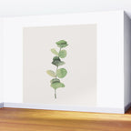 Watercolor Eucalyptus Branch Wall Mural Gallery Image 2