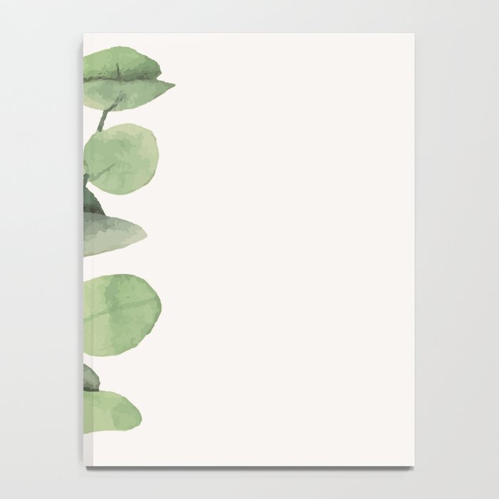 Watercolor Eucalyptus Branch Notebook Gallery Image 4