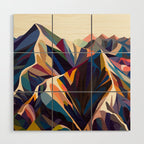 Mountains original Wood Wall Art Gallery Image 1