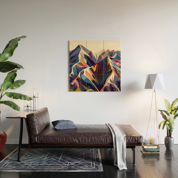 Mountains original Wood Wall Art Gallery Image 2