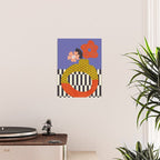 mid century modern bloom shapes Poster Gallery Image 2