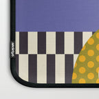 mid century modern bloom shapes Laptop Sleeve Gallery Image 3