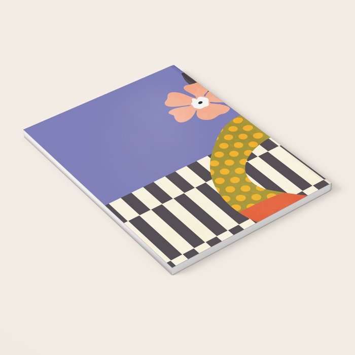 mid century modern bloom shapes Notebook Gallery Image 3