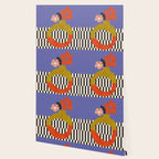 mid century modern bloom shapes Wallpaper Gallery Image 2