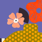 mid century modern bloom shapes Coffee Mug Gallery Image 2