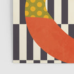 mid century modern bloom shapes Poster Gallery Image 3