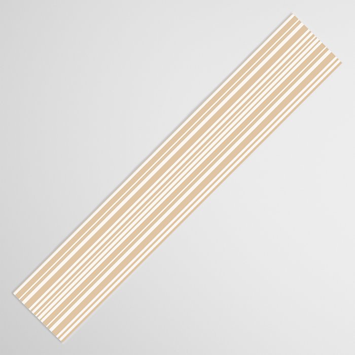 Classic Stripes XLIII - Neutral Tan Table Runner Gallery Image 3