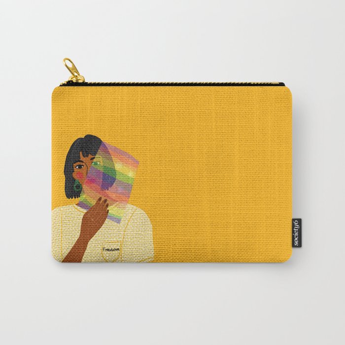 Pride Rainbow  Portrait Carry All Pouch Gallery Image 1