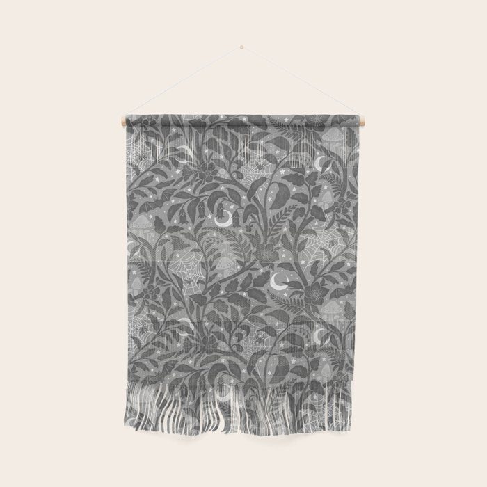 Mysterious Garden - Grayscale  Wall Hanging Gallery Image 1