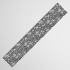 Mysterious Garden - Grayscale  Table Runner Gallery Image 3