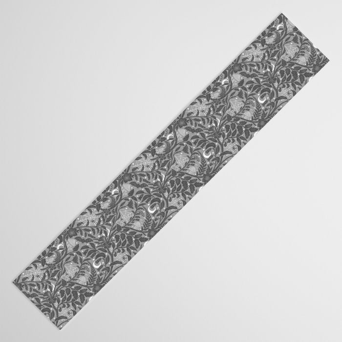 Mysterious Garden - Grayscale  Table Runner Gallery Image 3