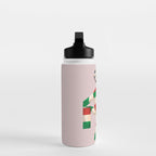 Vintage World Cup poster, Ciao, Italia 90 mascot, old football print Water Bottle Gallery Image 3