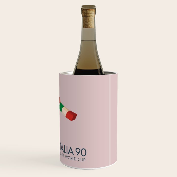 Vintage World Cup poster, Ciao, Italia 90 mascot, old football print Wine Chiller Gallery Image 3