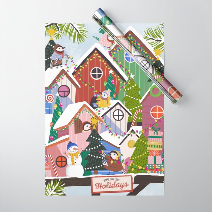 Home for holidays Wrapping Paper Gallery Image 1