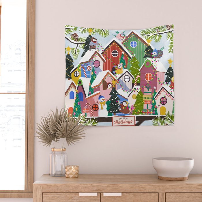 Home for holidays Wall Tapestry Gallery Image 2