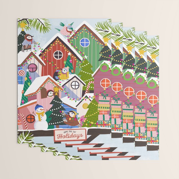 Home for holidays Wrapping Paper Gallery Image 3