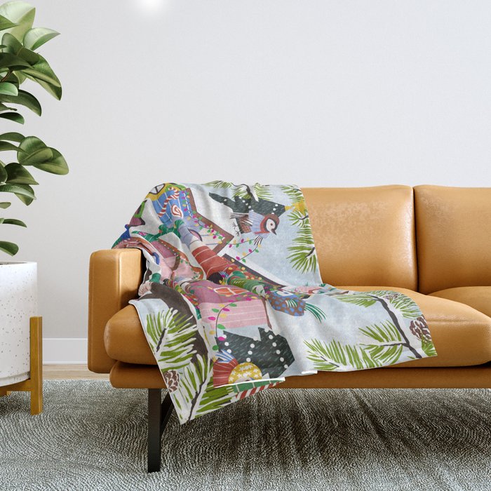 Home for holidays Throw Blanket Gallery Image 1