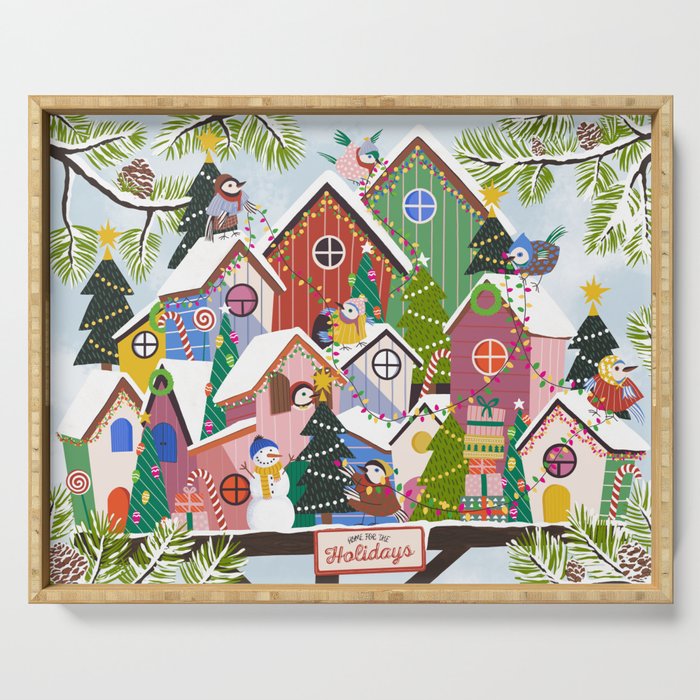 Home for holidays Serving Tray Gallery Image 1