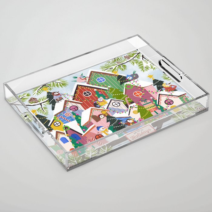 Home for holidays Acrylic Tray Gallery Image 1