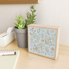 Cheetahs and Plants Boho Mini Art Print Gallery Image 2