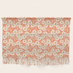 Floral Bliss Pattern - Peach Fuzz Wall Hanging Gallery Image 1