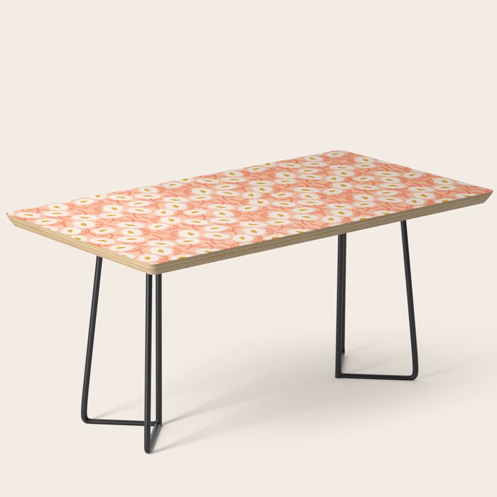 Floral Bliss Pattern - Peach Fuzz Coffee Table Gallery Image 1