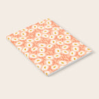 Floral Bliss Pattern - Peach Fuzz Notebook Gallery Image 2