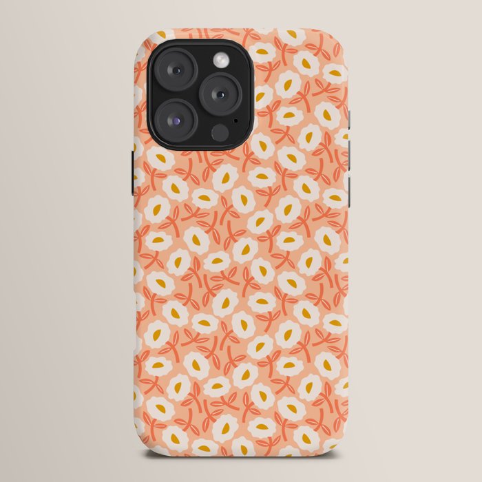 Floral Bliss Pattern - Peach Fuzz iPhone Case Gallery Image 16