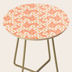 Floral Bliss Pattern - Peach Fuzz Side Table Gallery Image 2