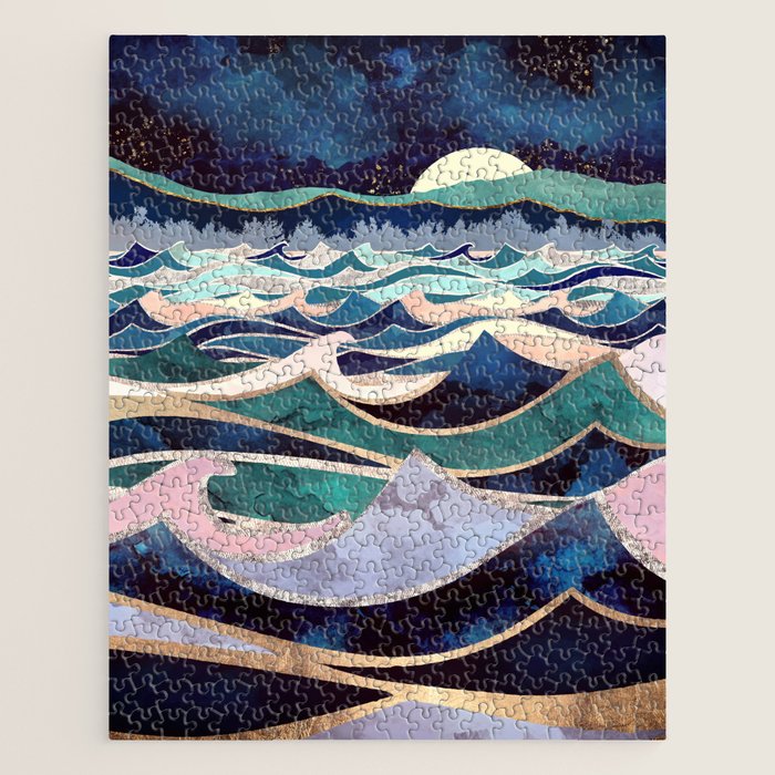 Moonlit Ocean Jigsaw Puzzle Gallery Image 1