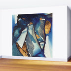 Cobalt Abstract Wall Mural Gallery Image 2