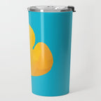 Rubber Duck polygon art Travel Mug Gallery Image 2