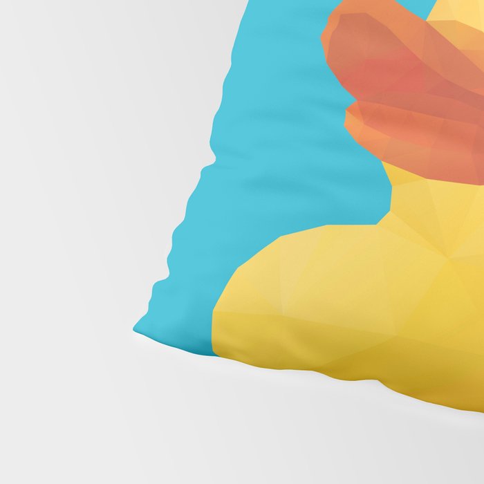 Rubber Duck polygon art Pillow Sham Gallery Image 4