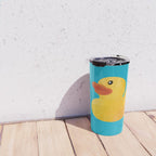 Rubber Duck polygon art Travel Mug Gallery Image 4