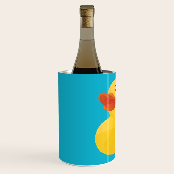 Rubber Duck polygon art Wine Chiller Gallery Image 2