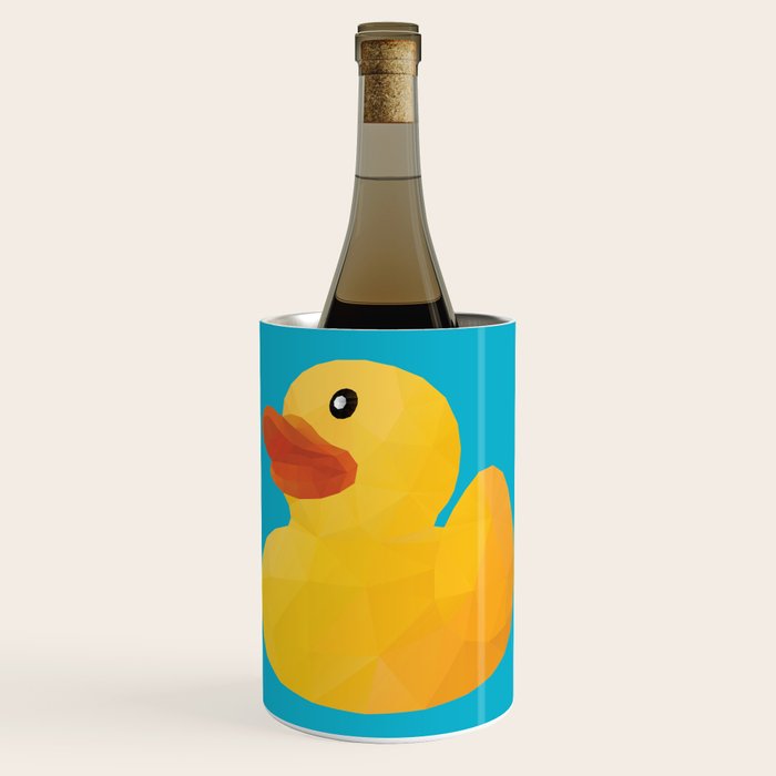 Rubber Duck polygon art Wine Chiller Gallery Image 1