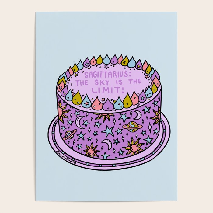 Sagittarius Cake Poster Gallery Image 4