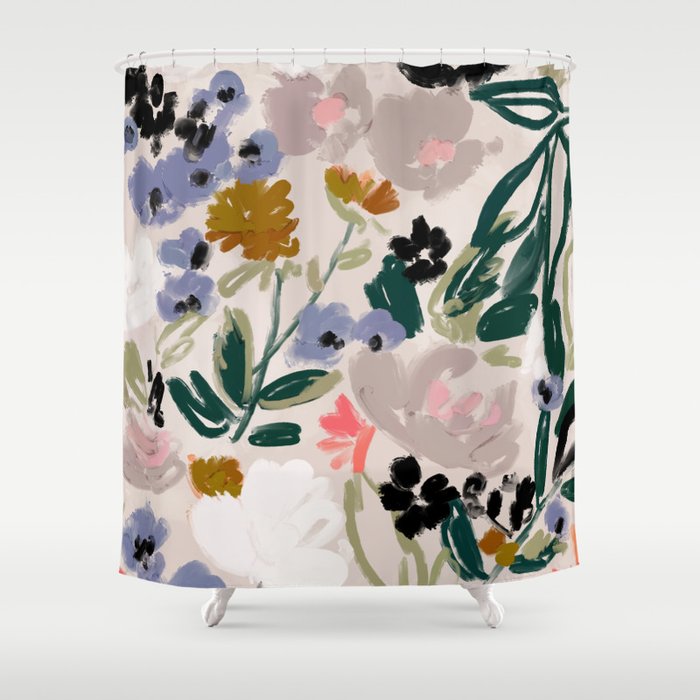 Meadow Frenzy Shower Curtain Gallery Image 1