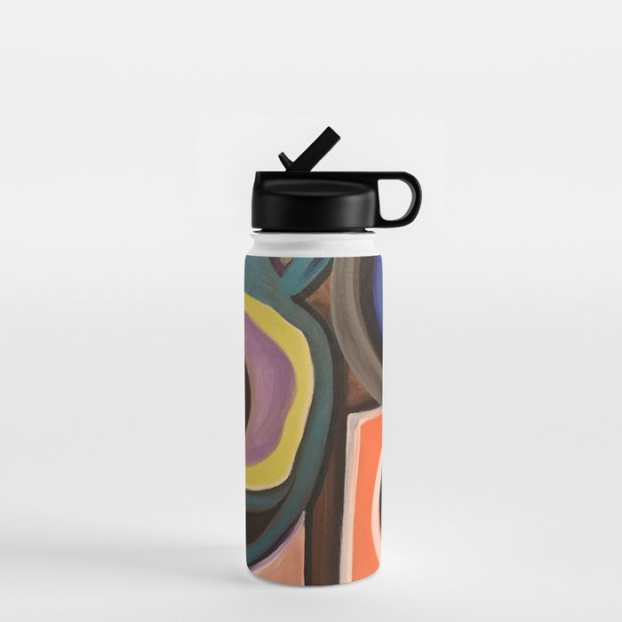 Abstract Painting Water Bottle Gallery Image 1