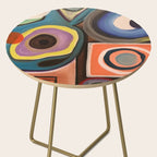 Abstract Painting Side Table Gallery Image 2