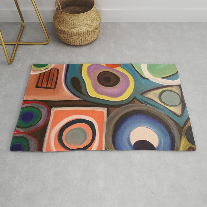 Abstract Painting Rug Gallery Image 1