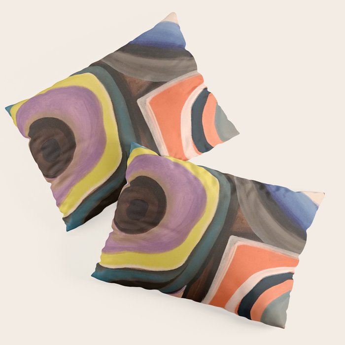 Abstract Painting Pillow Sham Gallery Image 1
