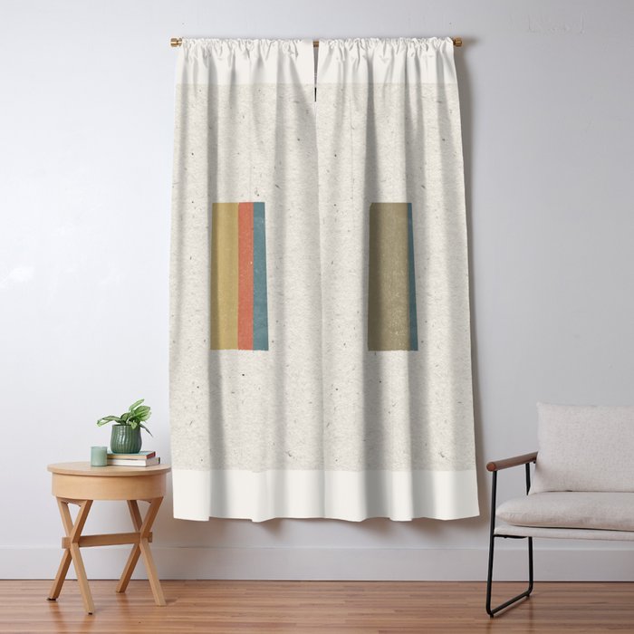 Mid Century Modern Craft  Window Curtain Gallery Image 5