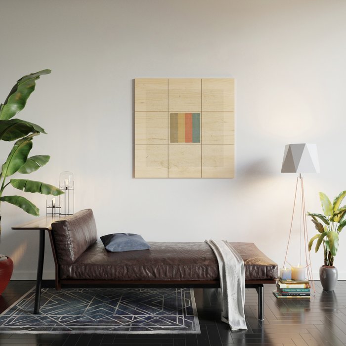 Mid Century Modern Craft  Wood Wall Art Gallery Image 2