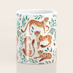 Cheetah Collection - Orange & Green Palette Coffee Mug Gallery Image 4